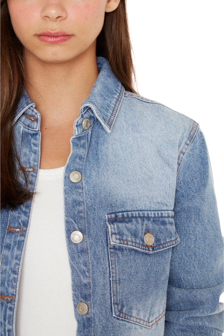 Camisa Porter Bolsillos azul