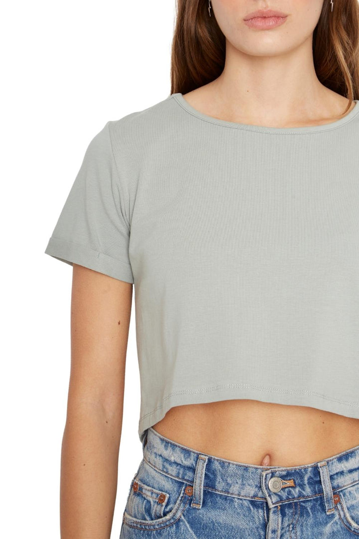 Polera Gracia manga corta III verde
