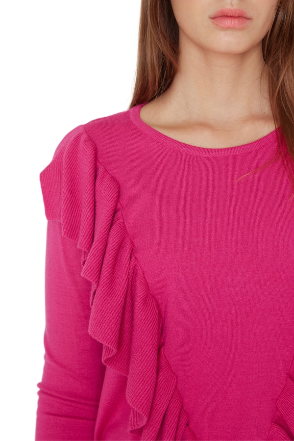 Chaleco Celine fucsia