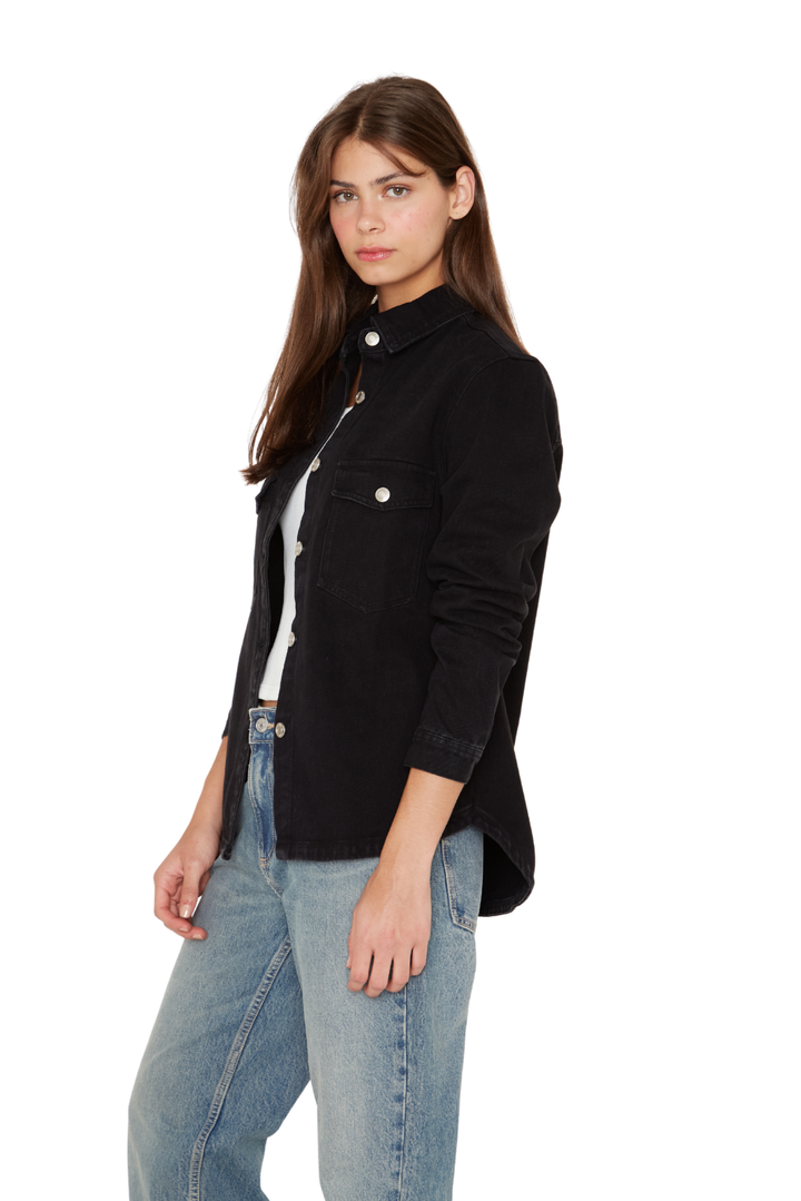 Camisa Porter Bolsillos negra