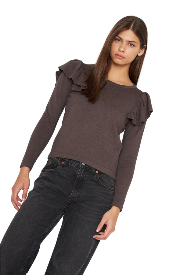 Chaleco Olimpia chocolate