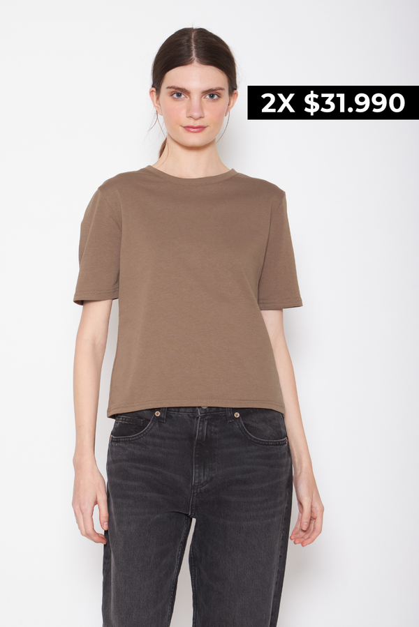 Polera Jacinta café