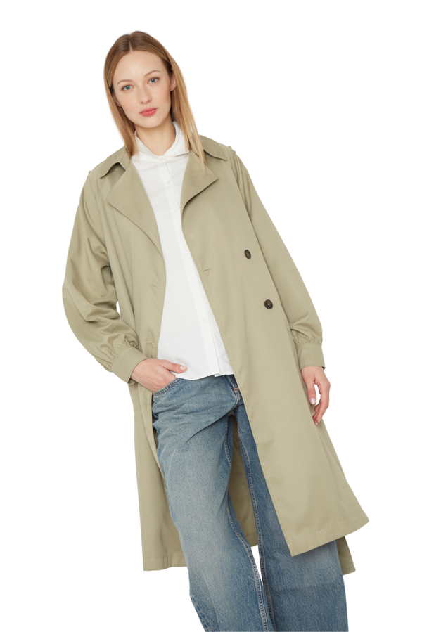 Trench Coat Porter verde