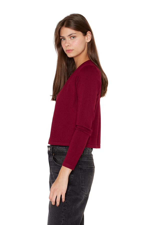 Chaleco Rocio burdeo