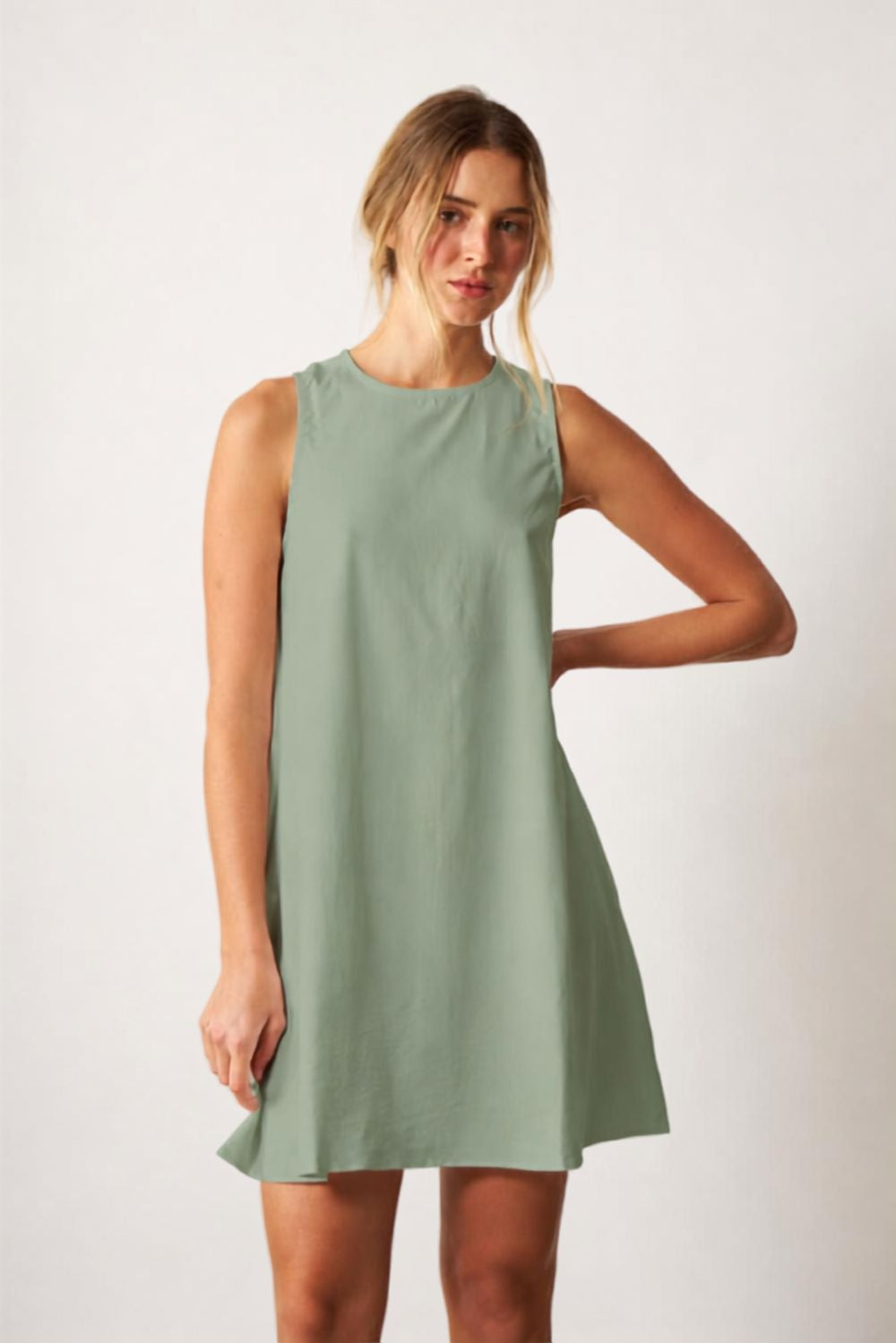Vestido Elena Corto verde
