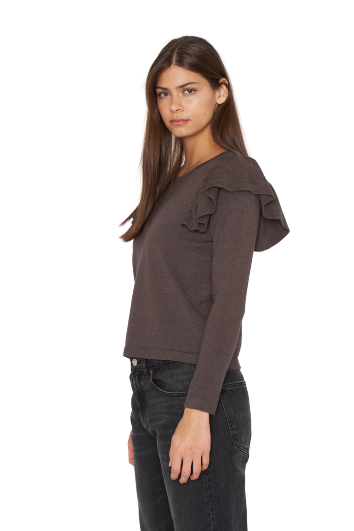 Chaleco Olimpia chocolate