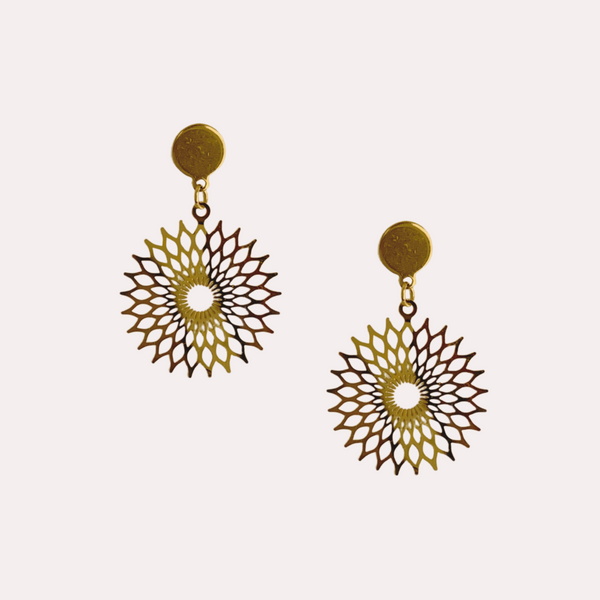 Aros Étnicos boho dorado
