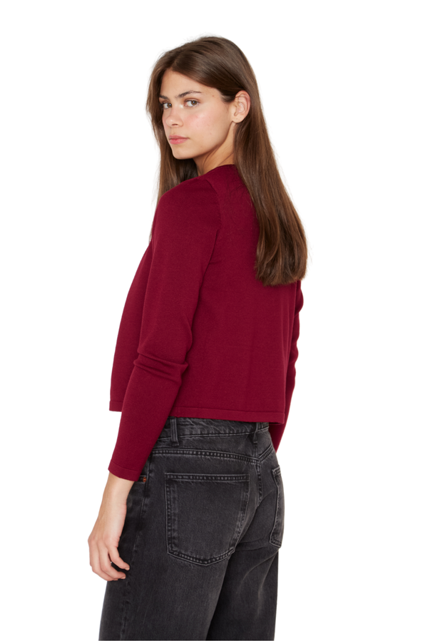 Chaleco Rocio burdeo