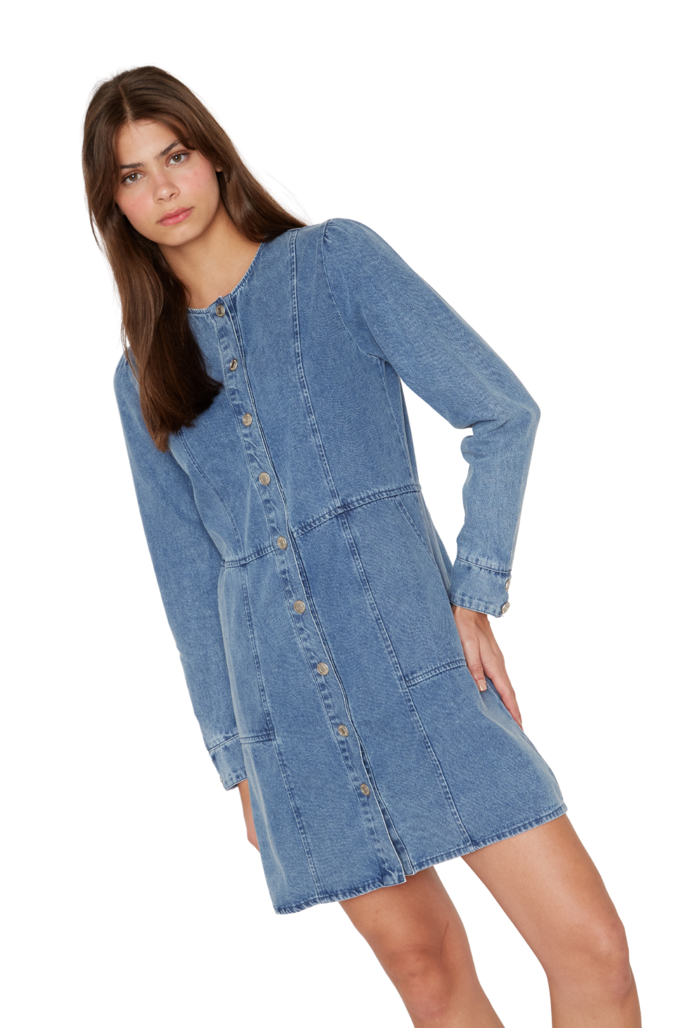 Vestido Demin Stone azul