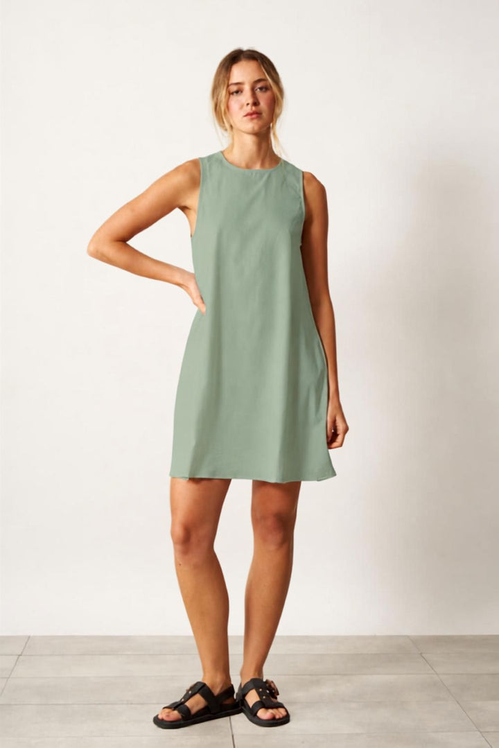 Vestido Elena Corto verde