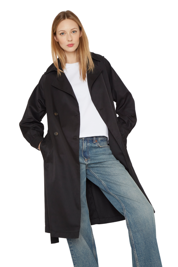 Trench Coat Porter negro