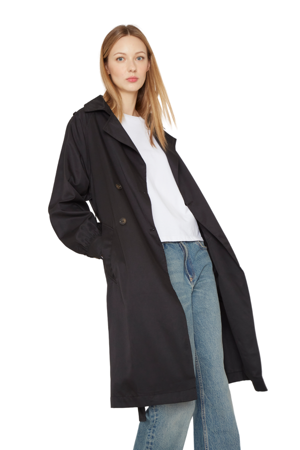 Trench Coat Porter negro