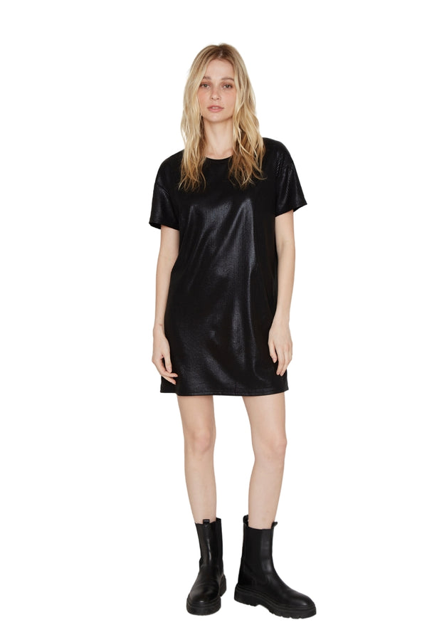 Vestido Kurt glitter negro