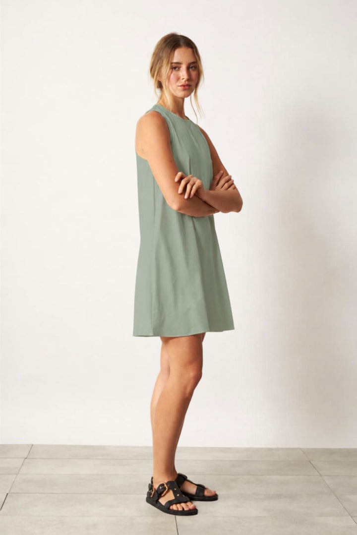 Vestido Elena Corto verde