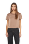 Blusa Olivia satin café