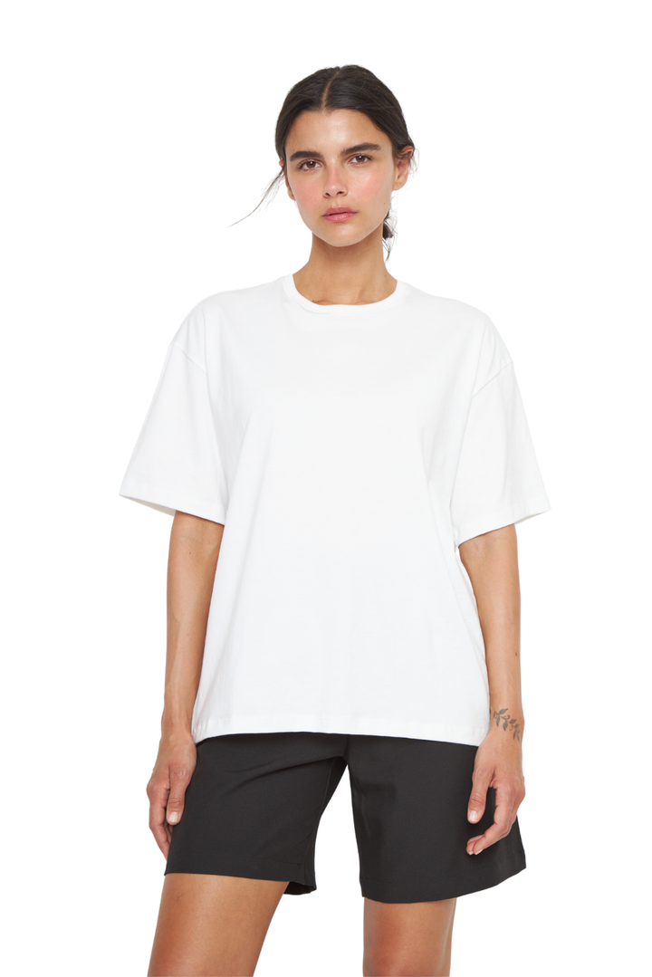 Polera Jacinta PIMA Oversize blanca