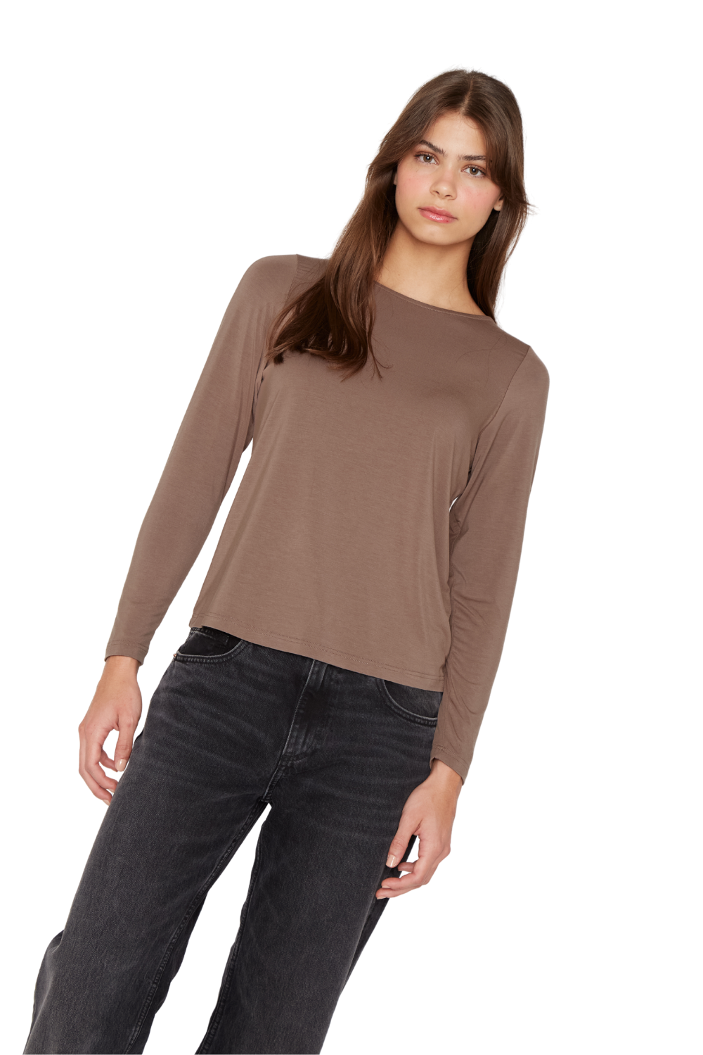 Polera Bianca II café