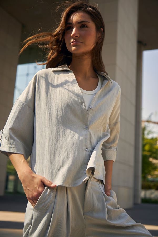 Blusa Elena gris
