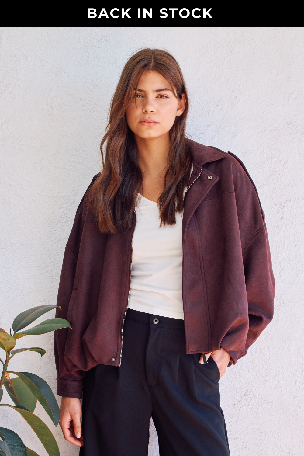 Chaqueta Lola burdeo