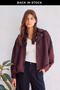 Chaqueta Lola burdeo