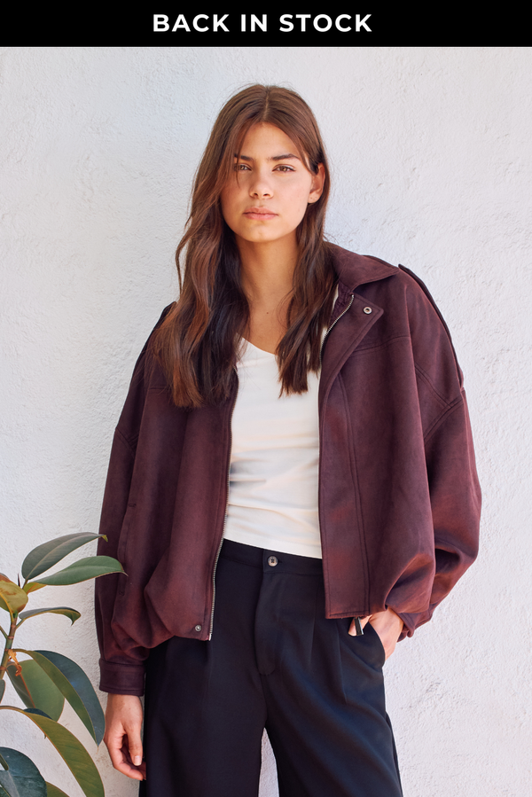 Chaqueta Lola burdeo