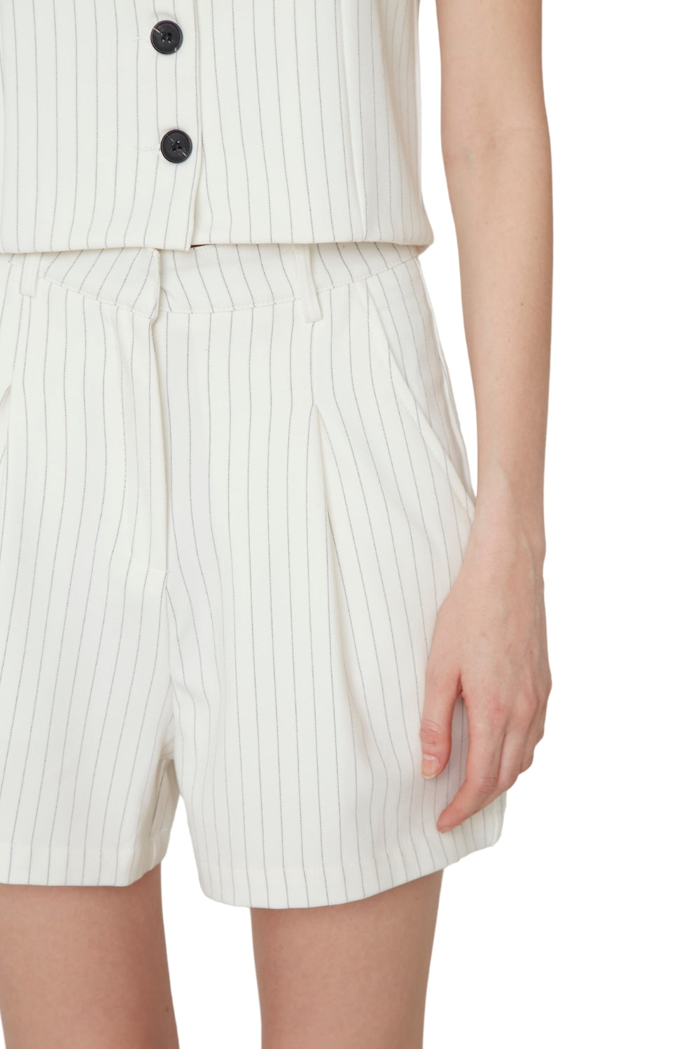 Short Owen rayas blanco