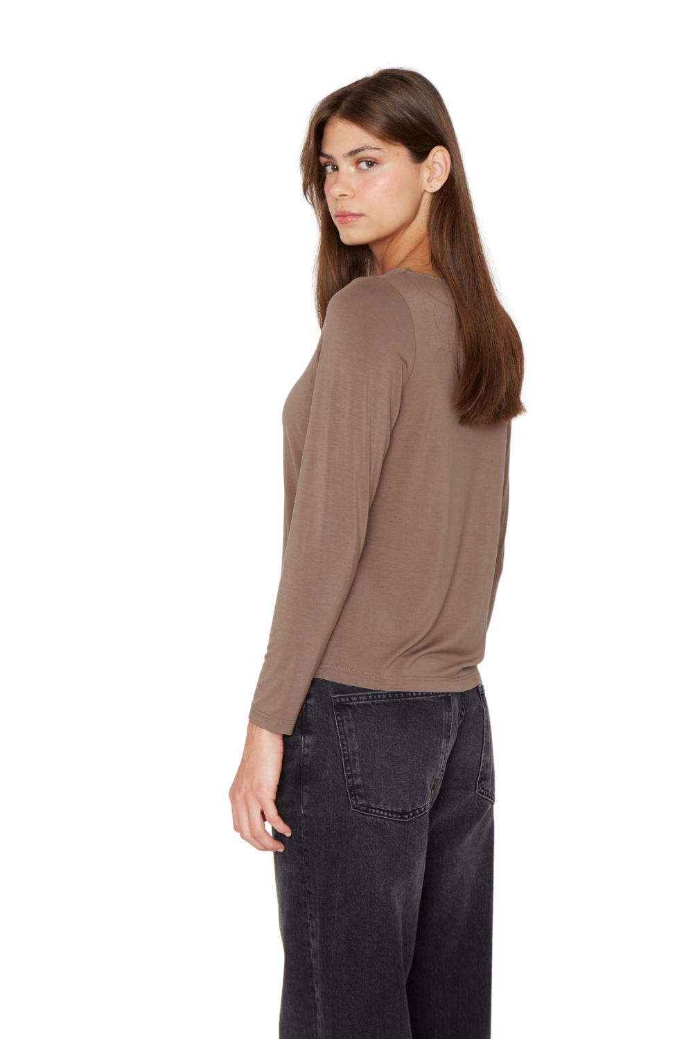 Polera Bianca II café