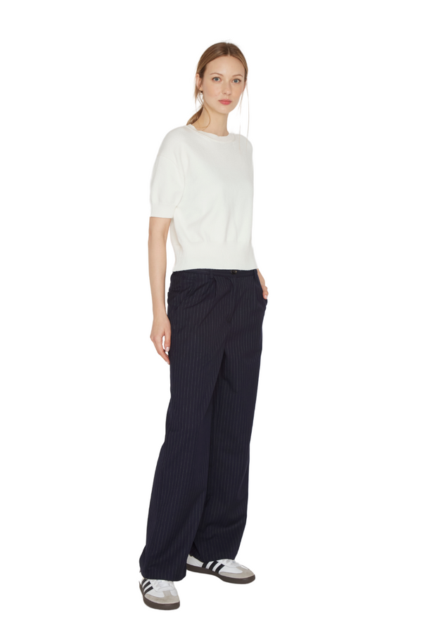 Pantalón Porter líneas azul