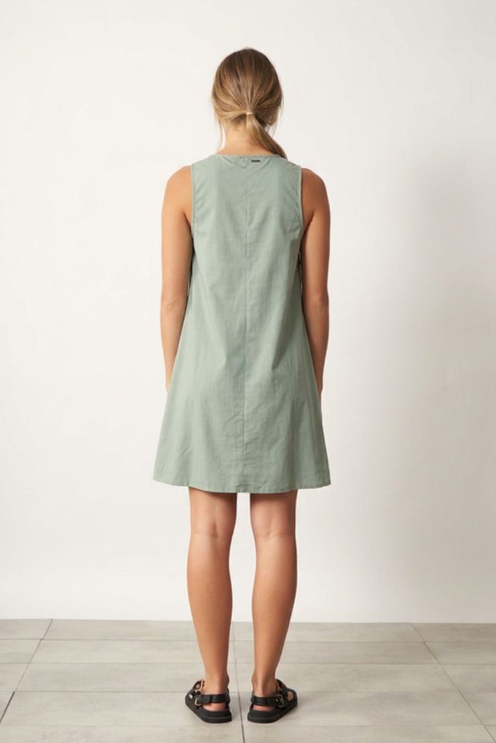 Vestido Elena Corto verde