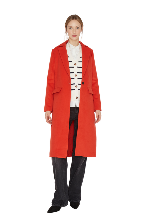Abrigo Paris coral