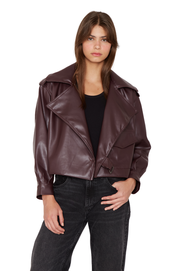 Chaqueta Jess burdeo