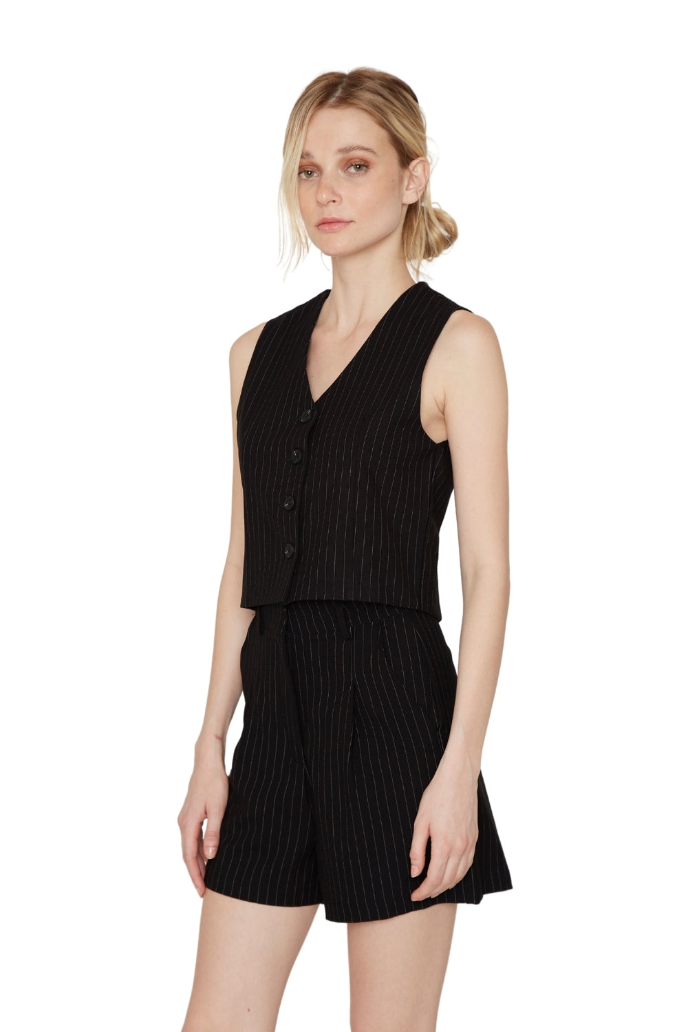 Short Owen rayas negro