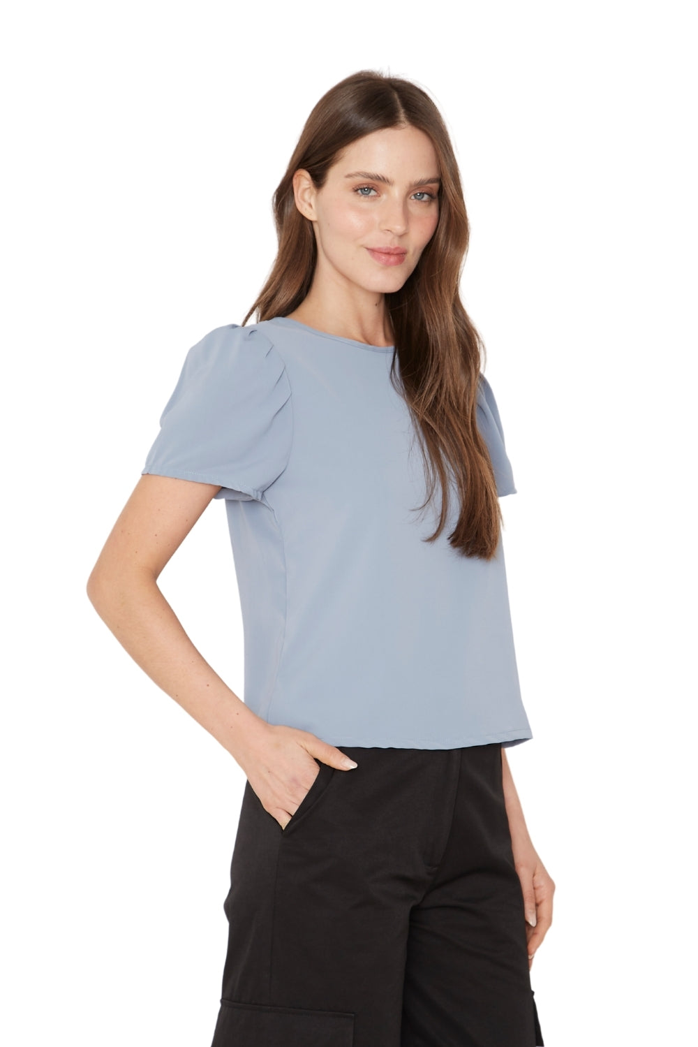 Blusa Olivia gris