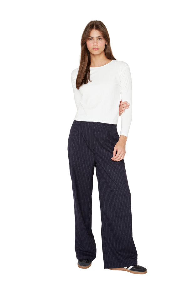 Pantalón Porter líneas azul