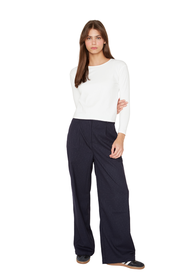 Pantalón Porter líneas azul