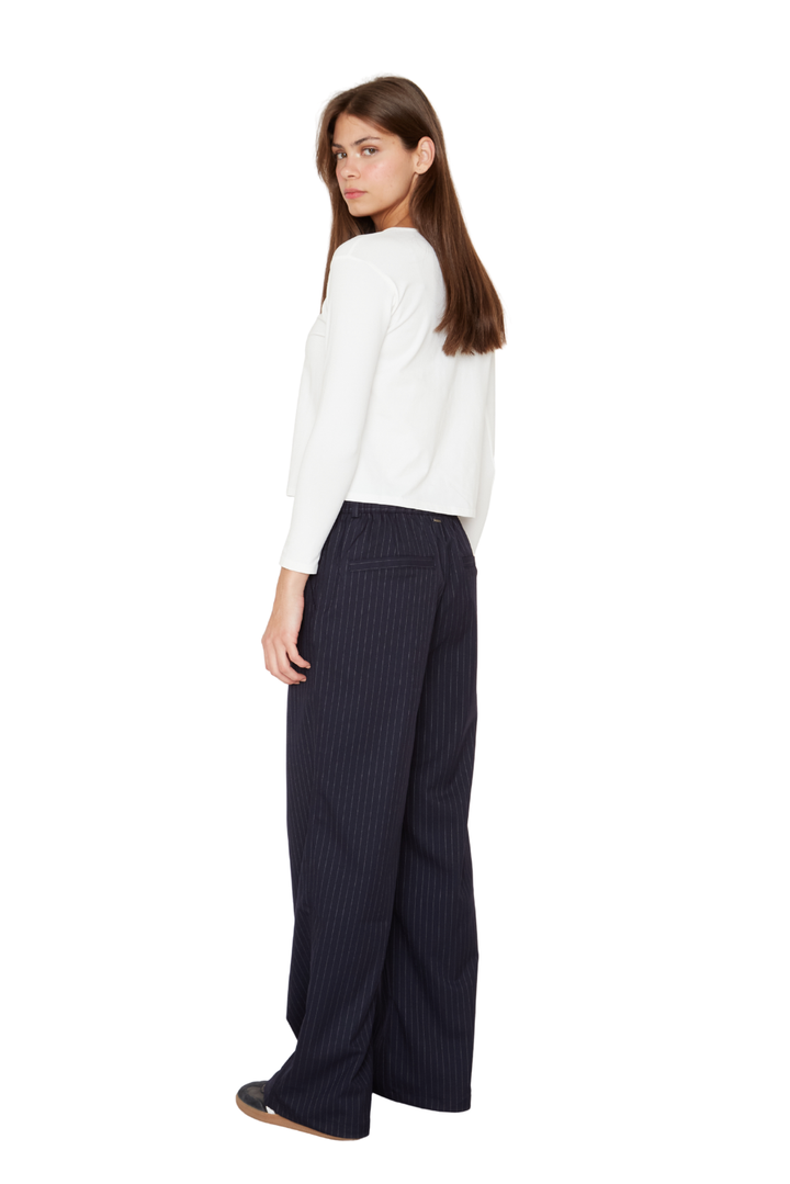 Pantalón Porter líneas azul