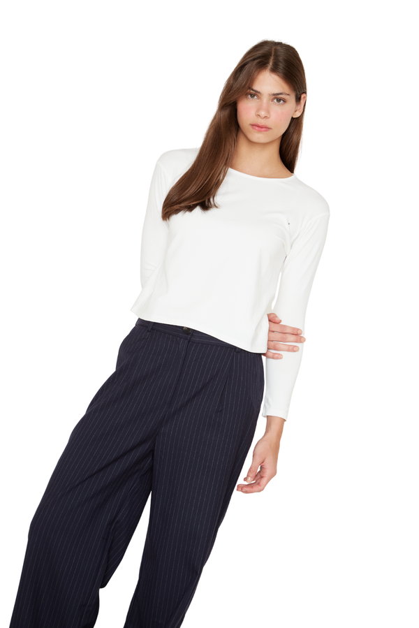 Pantalón Porter líneas azul