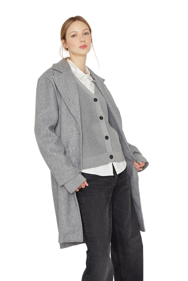 Abrigo London gris