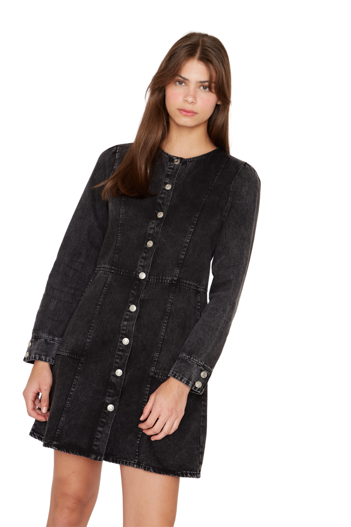 Vestido Demin Stone negro