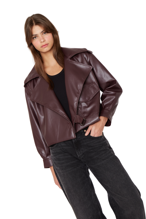 Chaqueta Jess burdeo