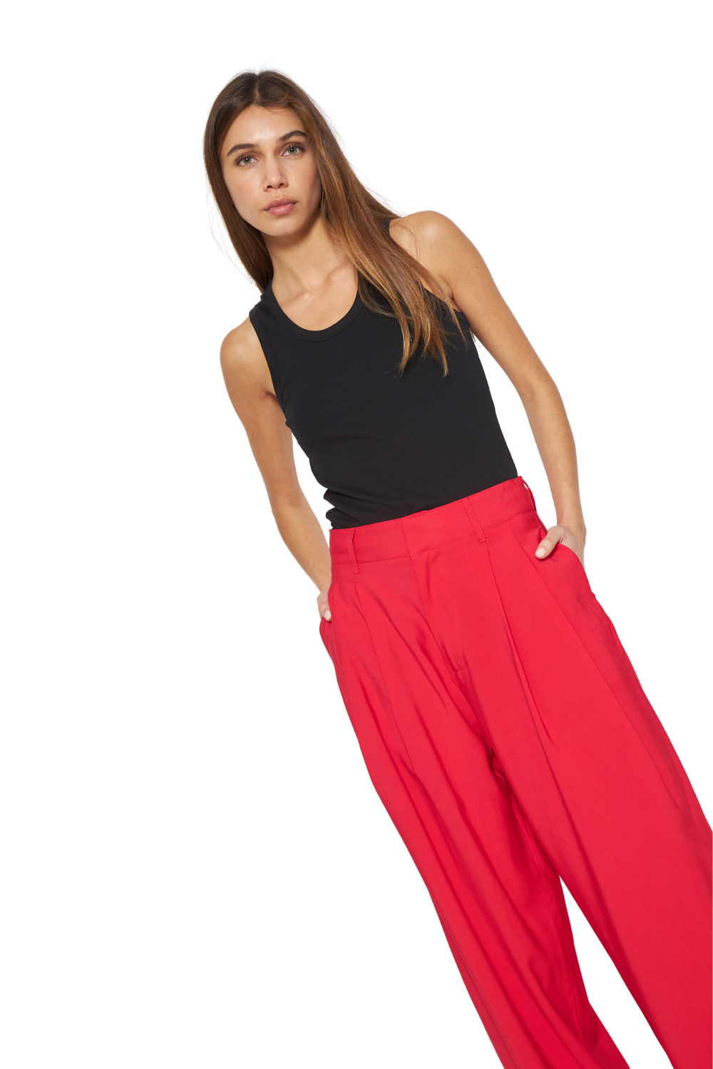 Pantalón Mila coral