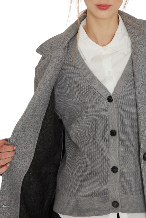 Abrigo London gris