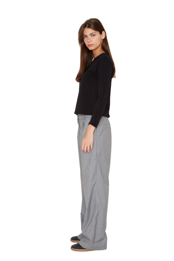 Pantalón Porter líneas gris