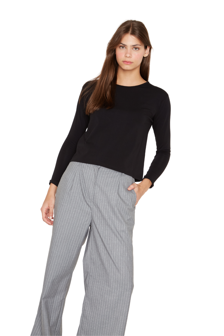 Pantalón Porter líneas gris