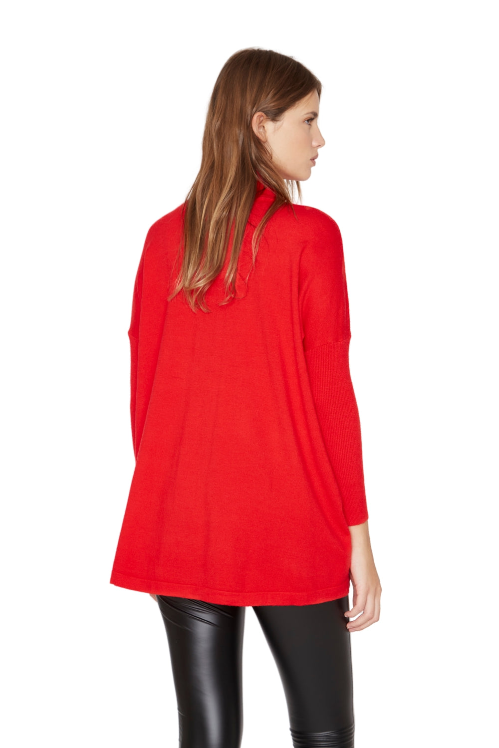 Chaleco Manuela largo III rojo