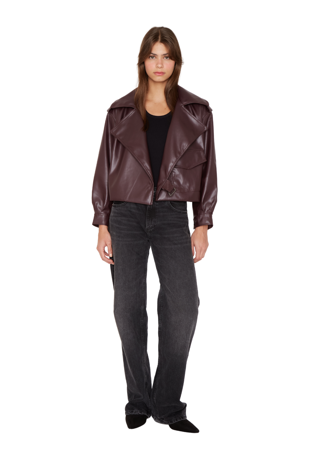 Chaqueta Jess burdeo