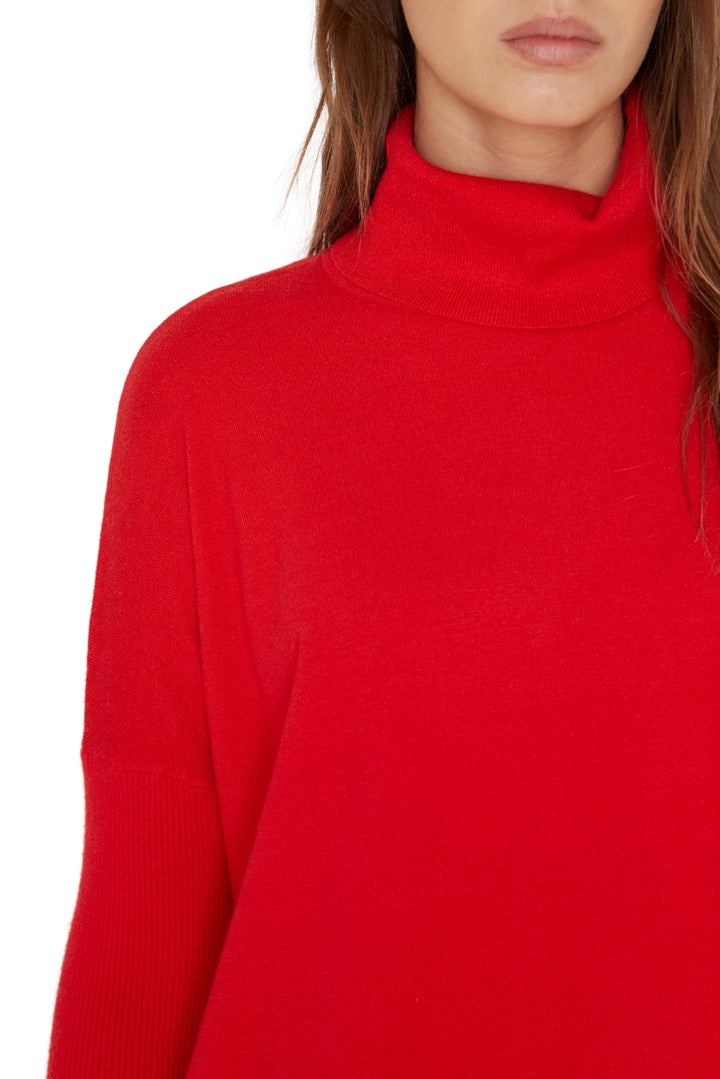 Chaleco Manuela largo III rojo