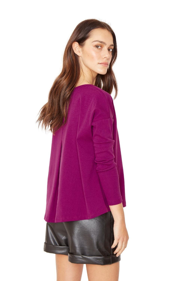 Polera Lina II uva