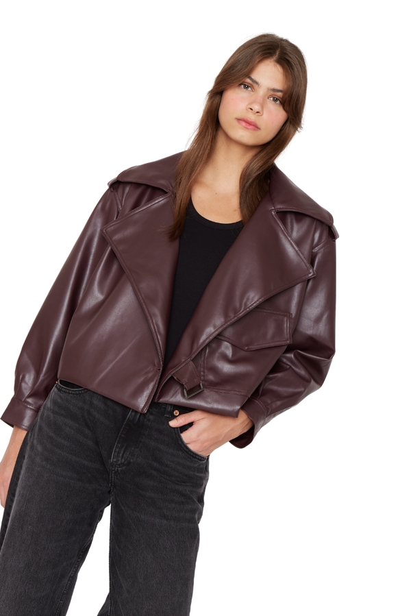 Chaqueta Jess burdeo