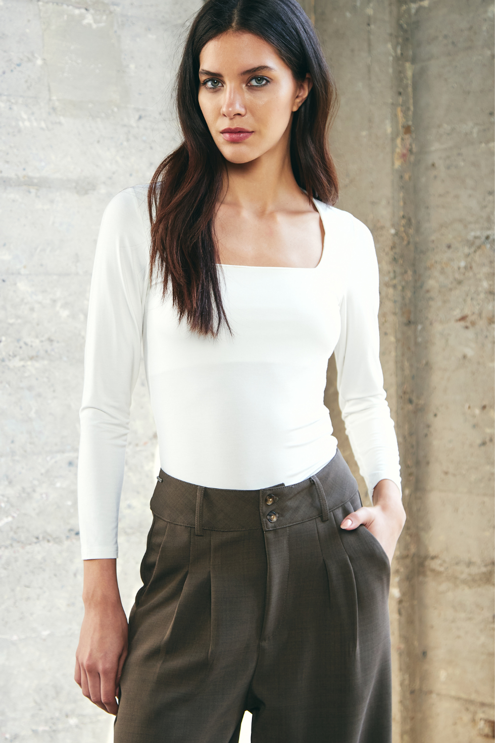 Polera Emilia blanca